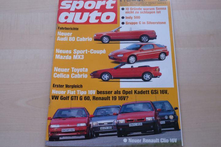 Deckblatt Sport Auto (06/1991)